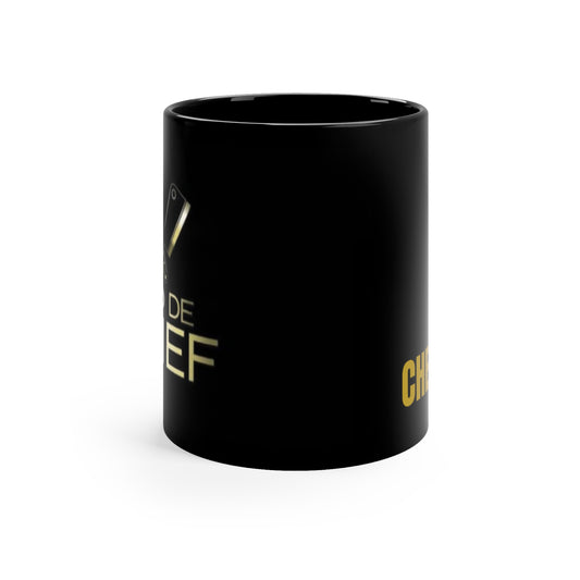 Black Coffee Mug, 11oz