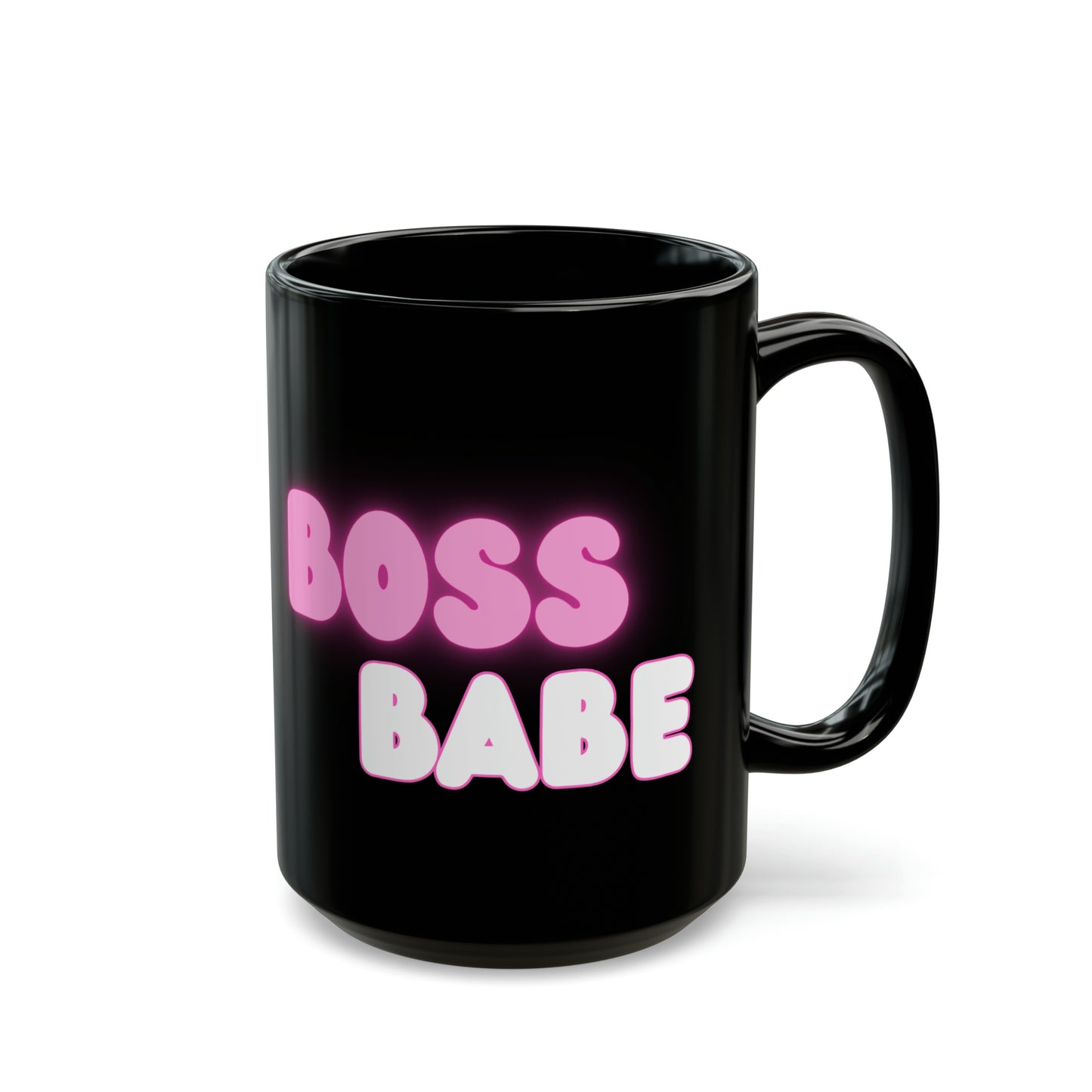 Boss Babe black Mug (11oz, 15oz)